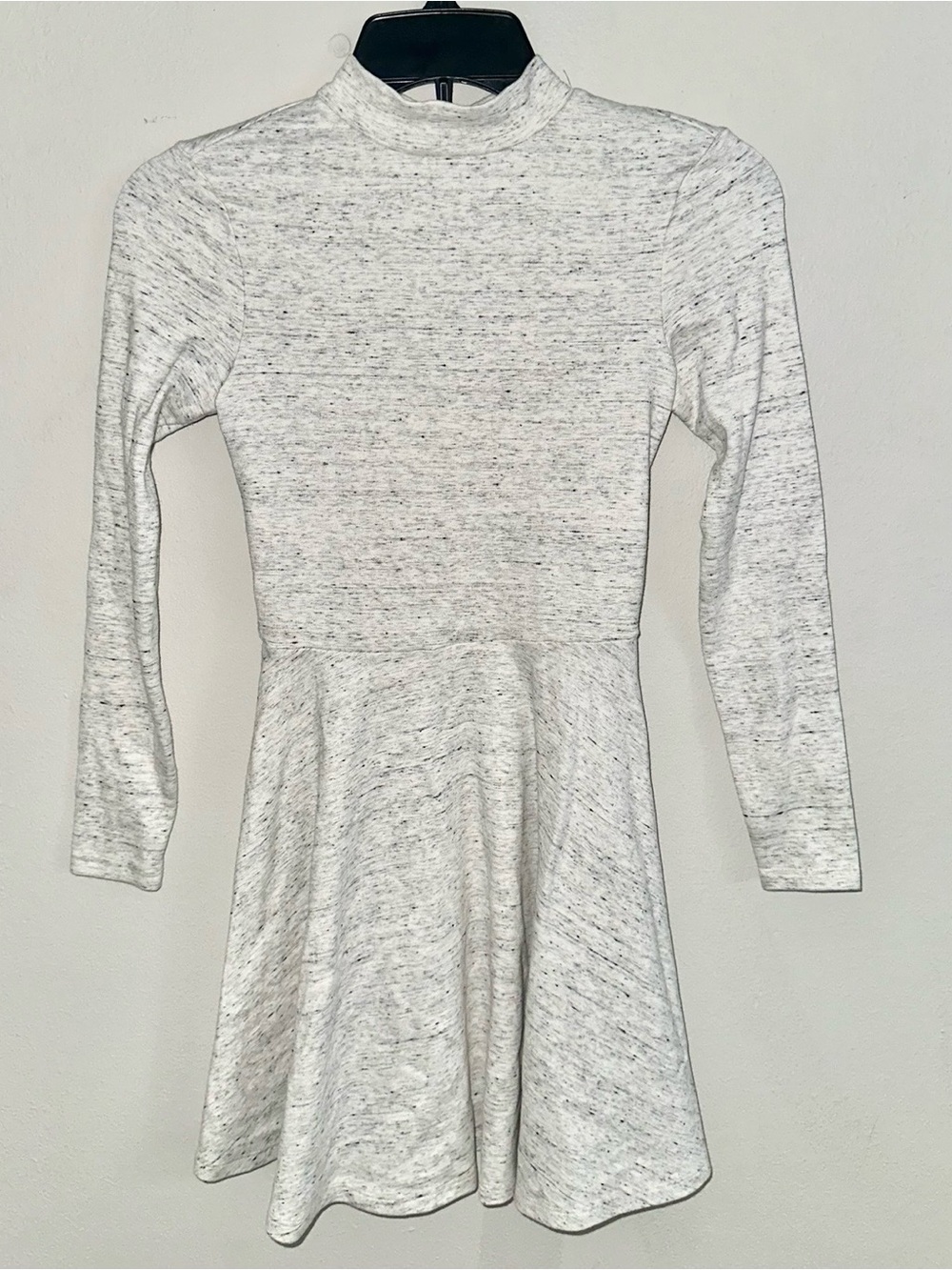 American Apparel Light Gray Long Sleeve Dress